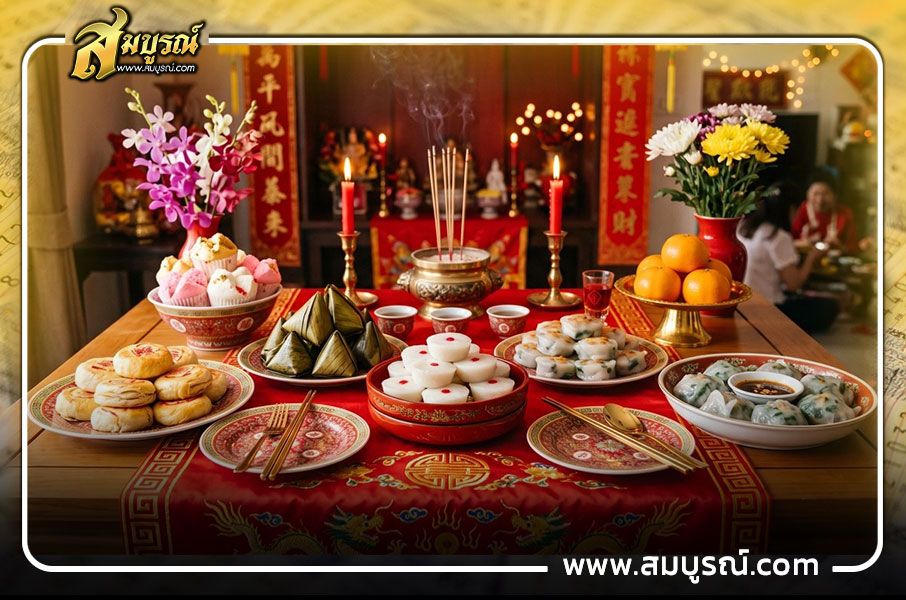 5 ขนมไหว้สารทจีน 2569 กินแล้วเฮง เสริมมงคลชีวิต รวยปังตลอดปี
